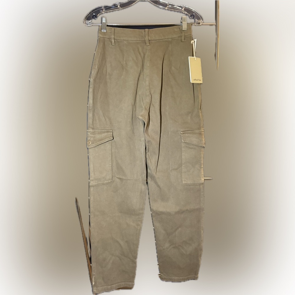 NWT - Aritzia - Wilfred Free - Modern Cargo - Shitake - Size 2 - Picture 2 of 15